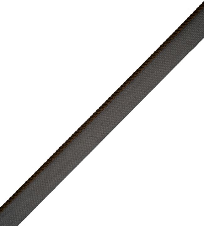 2.5mm Cambridge Cord With Tape Trimming by Samuel & Sons Espresso