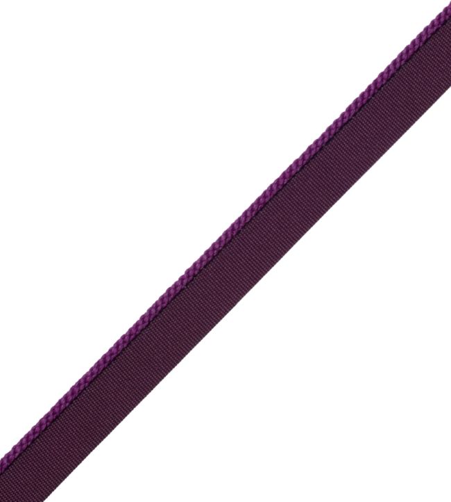 2.5mm Cambridge Cord With Tape Trimming by Samuel & Sons Grape