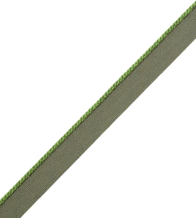 2.5mm Cambridge Cord With Tape Trimming by Samuel & Sons Lime