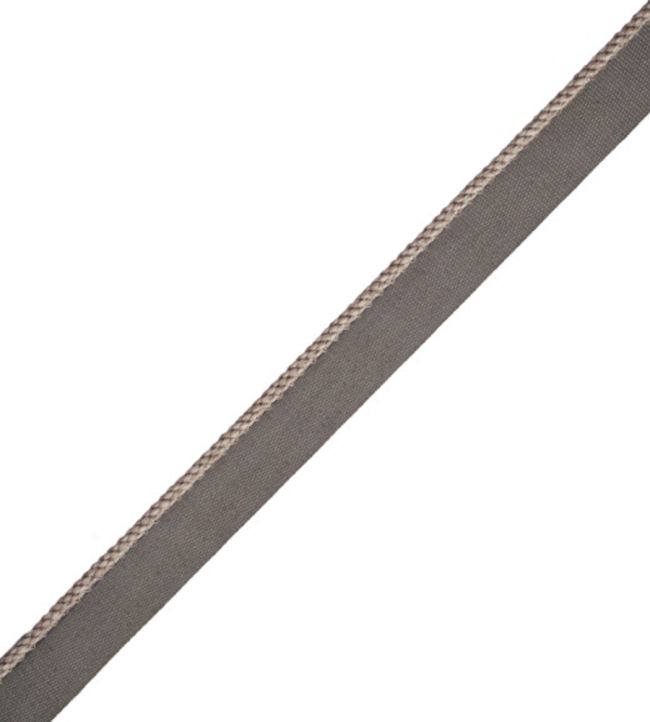 2.5mm Cambridge Cord With Tape Trimming by Samuel & Sons Mouse Grey