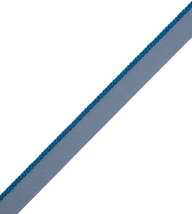 2.5mm Cambridge Cord With Tape Trimming by Samuel & Sons Mykonos Blue
