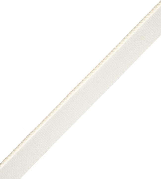 2.5mm Cambridge Cord With Tape Trimming by Samuel & Sons Off White