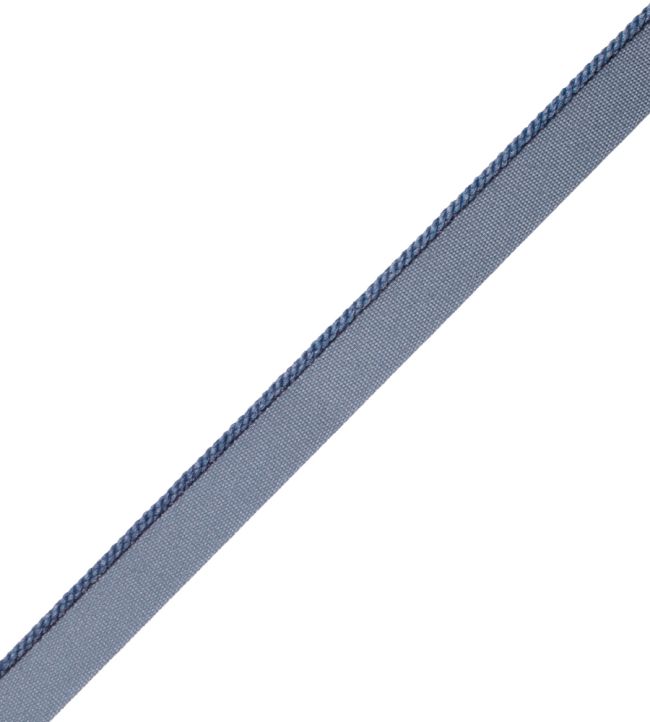 2.5mm Cambridge Cord With Tape Trimming by Samuel & Sons Prussian