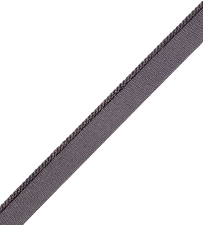 2.5mm Cambridge Cord With Tape Trimming by Samuel & Sons Slate