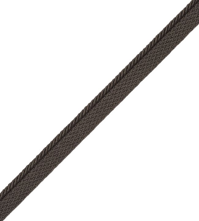 1/8" Saisons Cord With Tape Trimming by Samuel & Sons Charcoal