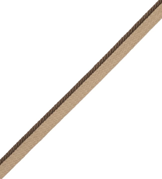 1/8" Saisons Cord With Tape Trimming by Samuel & Sons Coconut