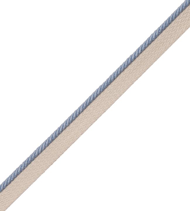 1/8" Saisons Cord With Tape Trimming by Samuel & Sons Sky