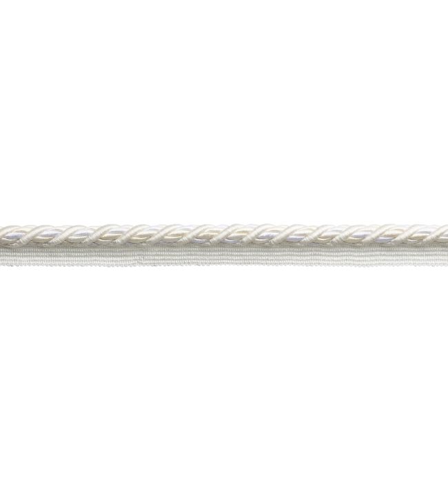 13mm Trianon Cord with Tape Trimming by Samuel & Sons Pearl