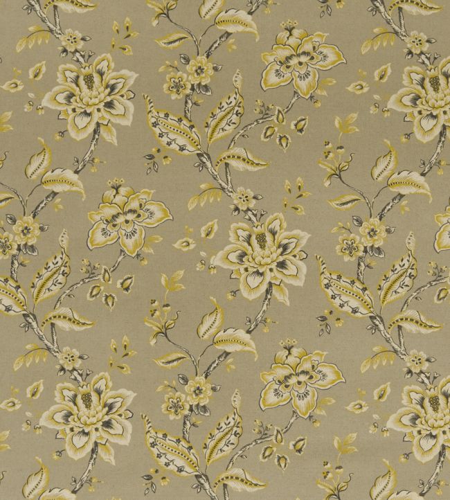 Palampore Fabric by Clarke & Clarke Taupe