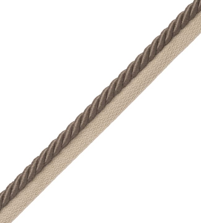 3/8" Saisons Cord With Tape Trimming by Samuel & Sons Coconut