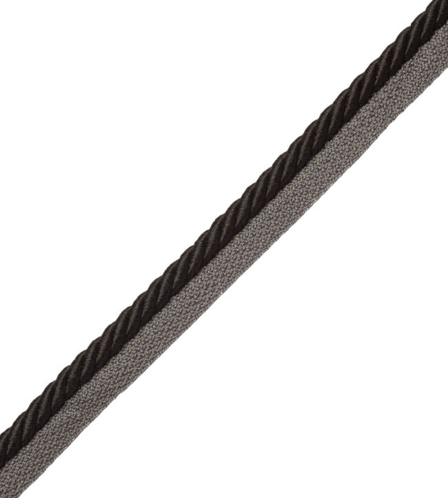 3/8" Saisons Cord With Tape Trimming by Samuel & Sons Jet