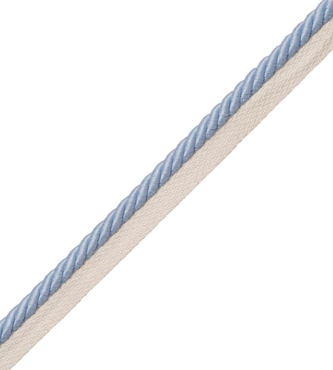 3/8" Saisons Cord With Tape Trimming by Samuel & Sons Sky