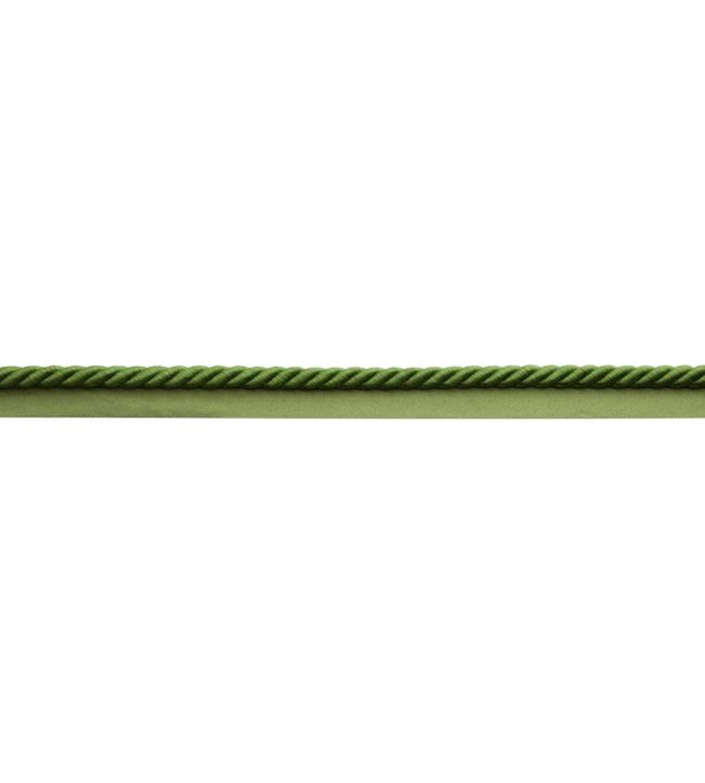 3/8" Sophie Cord with Tape Trimming by Samuel & Sons Basil