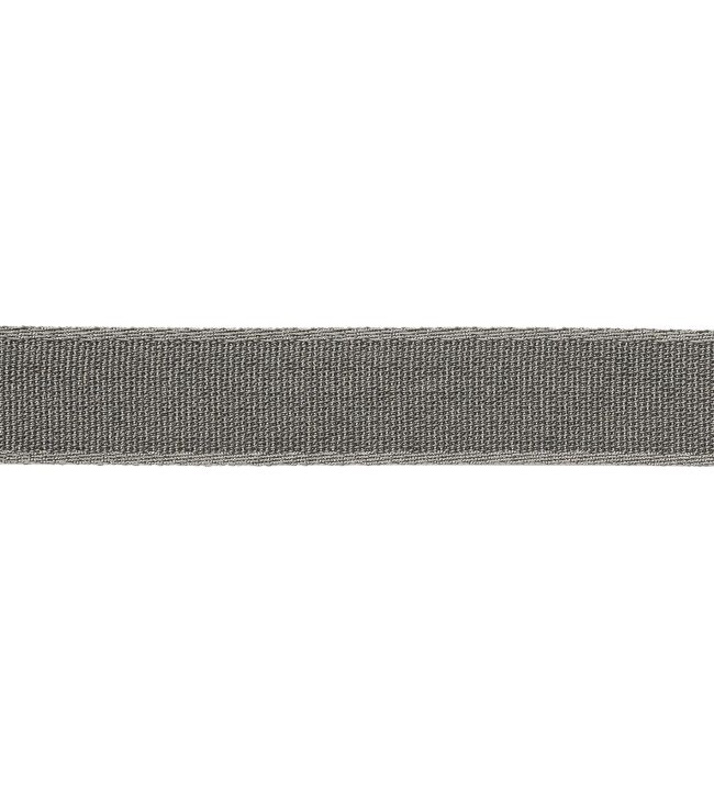 38mm Francoise Metallic Border Trimming by Samuel & sons Antique Silver