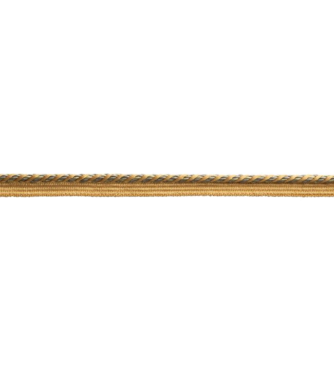5mm Trianon Cord with Tape Trimming by Samuel & Sons Citrine