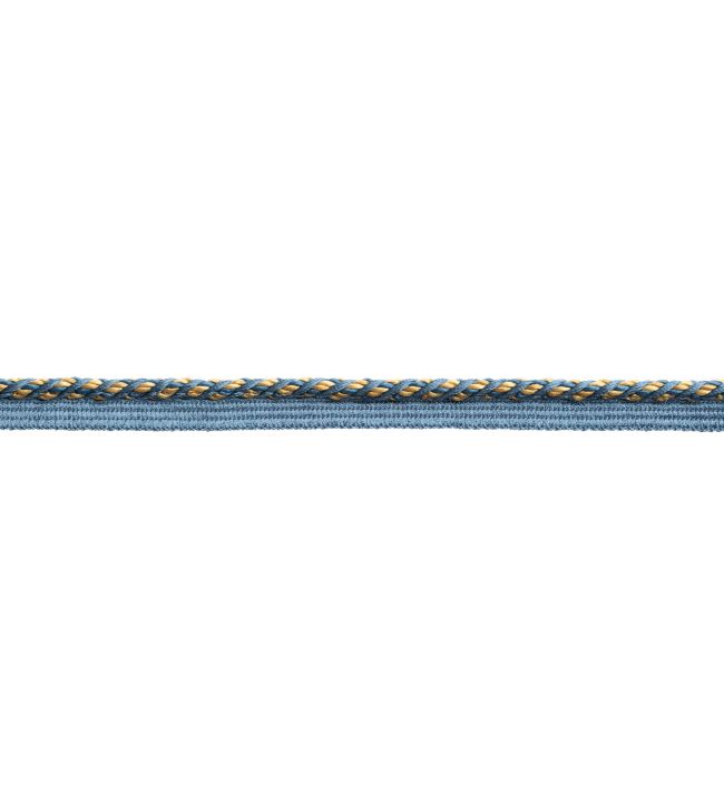 5mm Trianon Cord with Tape Trimming by Samuel & Sons Lapis