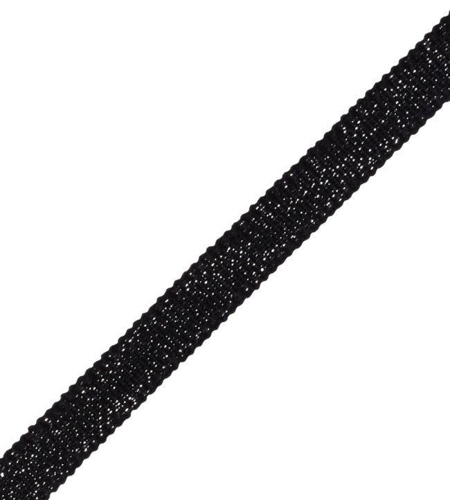 13mm Cambridge Metallic Braid Trimming by Samuel & Sons Onyx