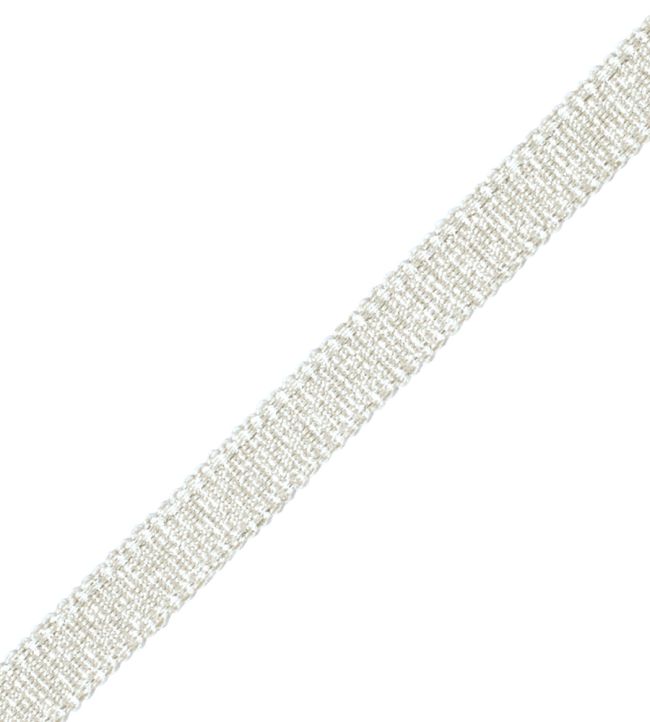 13mm Cambridge Metallic Braid Trimming by Samuel & Sons Platinum