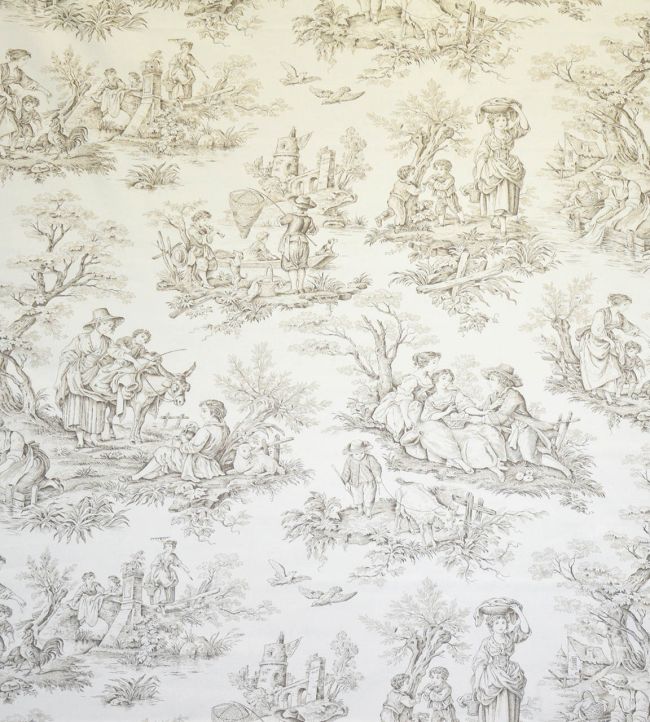A La Campagne Fabric by Casal Taupe-Beige