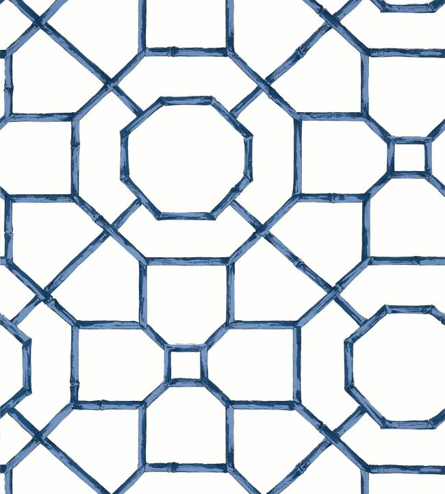 Abbor Wallpaper by Thibaut Navy