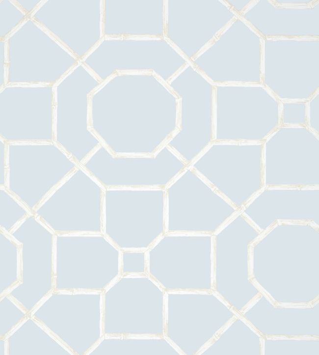 Abbor Wallpaper by Thibaut Spa Blue