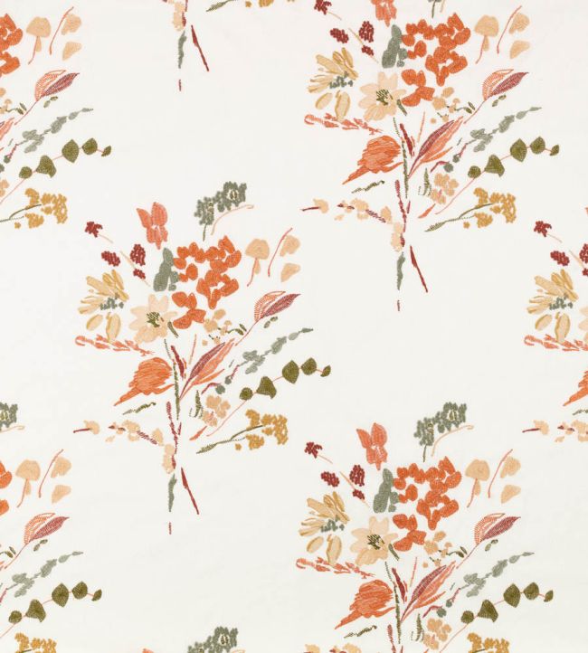 Abloom Fabric by Villa Nova Saffron