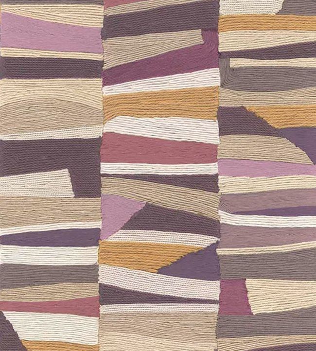 Abstract Bricks Wallpaper by Eijffinger Purple/Lilac