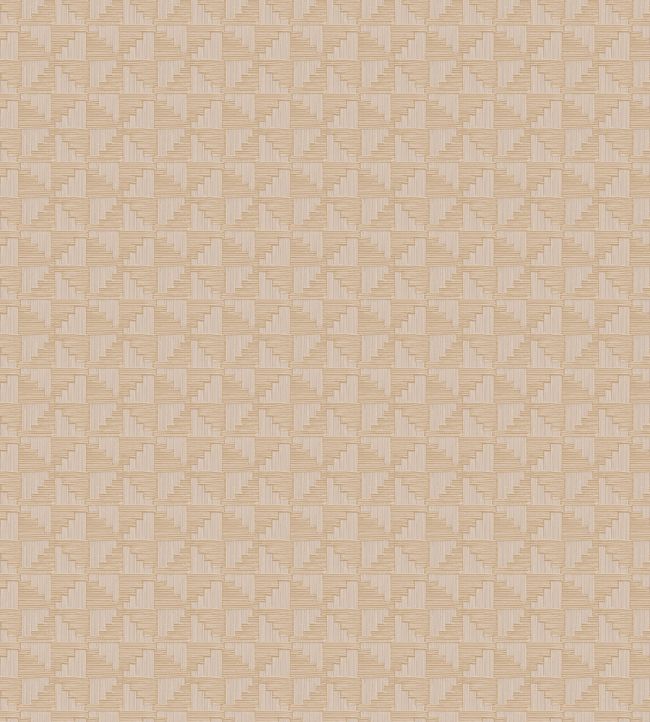 Abstract Check Wallpaper by Eijffinger Peach