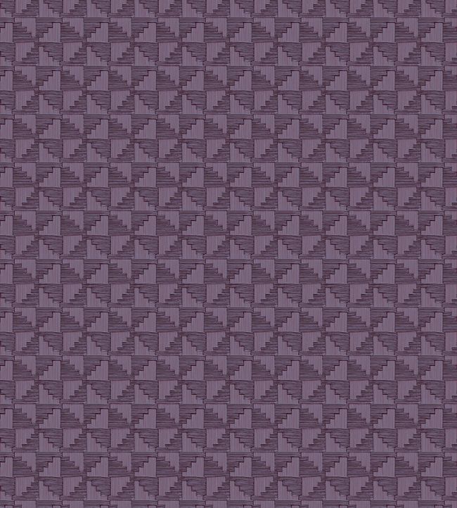 Abstract Check Wallpaper by Eijffinger Purple