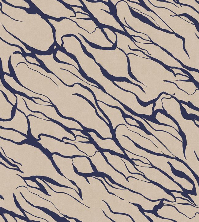Abstract Lines Wallpaper by Eijffinger Indigo
