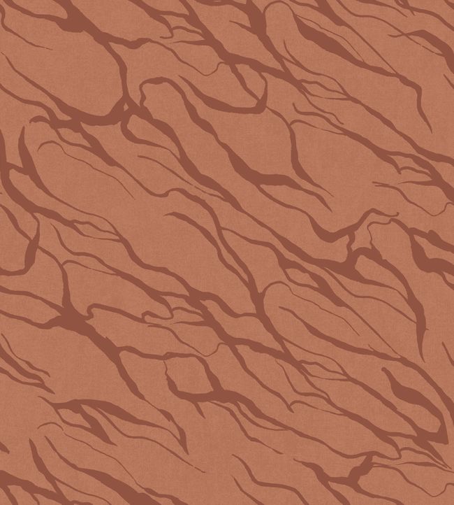 Abstract Lines Wallpaper by Eijffinger Terracotta