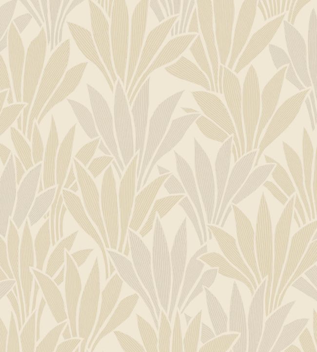 Abstract Palm Wallpaper by Eijffinger Beige/Sand