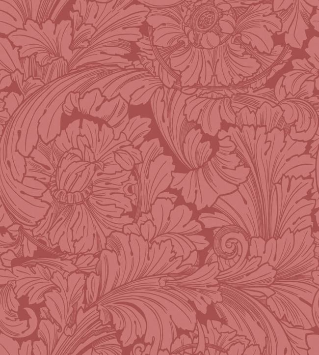 Acanthus Wallpaper by Cole & Son Stately Home Red