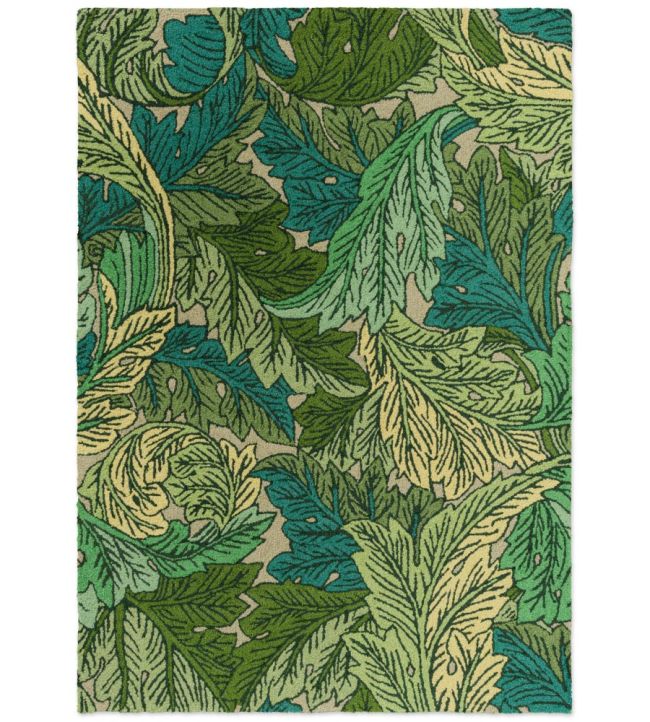 Morris & Co Acanthus Outdoor rug Nettle/Sky Blue 427307140200-US Nettle/Sky Blue