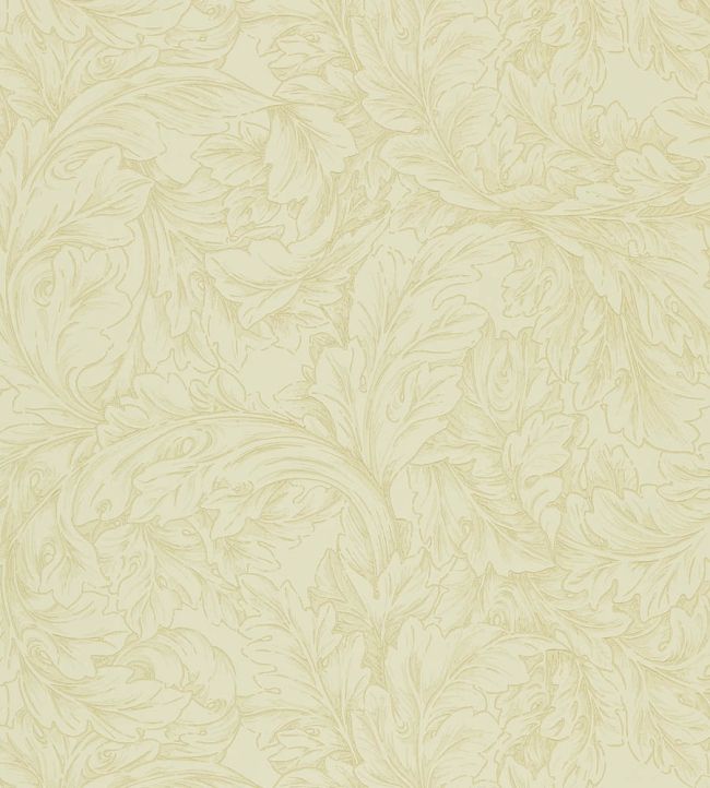 Acanthus Scroll Wallpaper by Morris & Co Parchment/Hemp