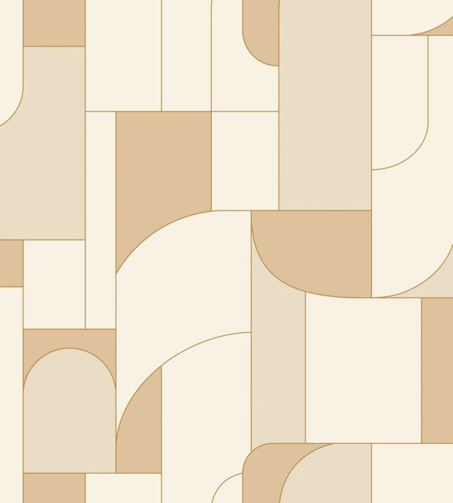 Achille Wallpaper by Caselio Blanc beige