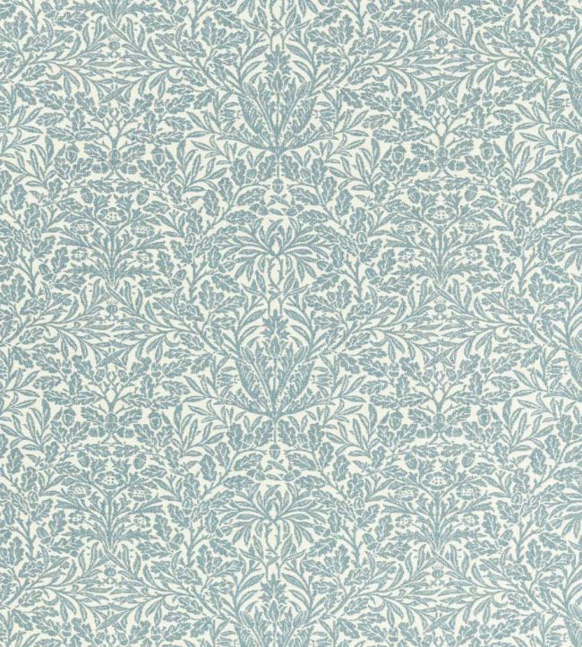Acorn Weave Outdoor Fabric by Morris & Co Mineral Blue