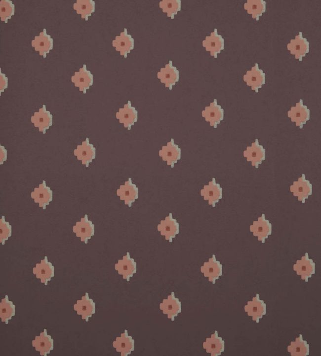 Adamas Tile Wallpaper by Liberty Brinjal
