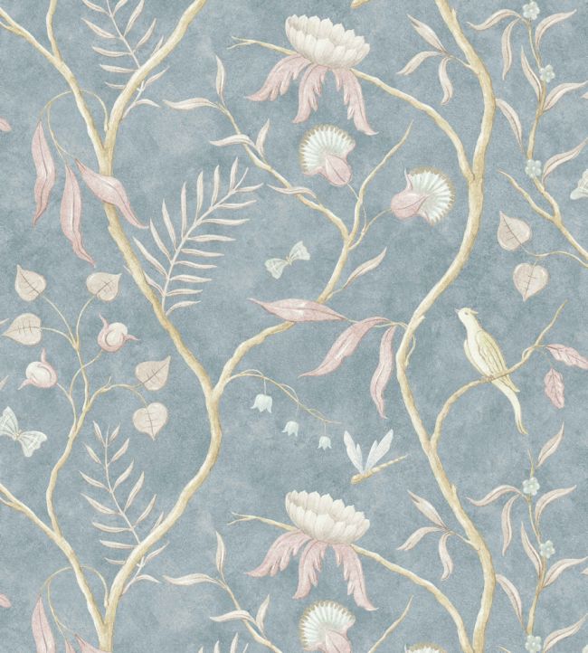 Adam's Eden Fresco Wallpaper by Lewis & Wood Celestial