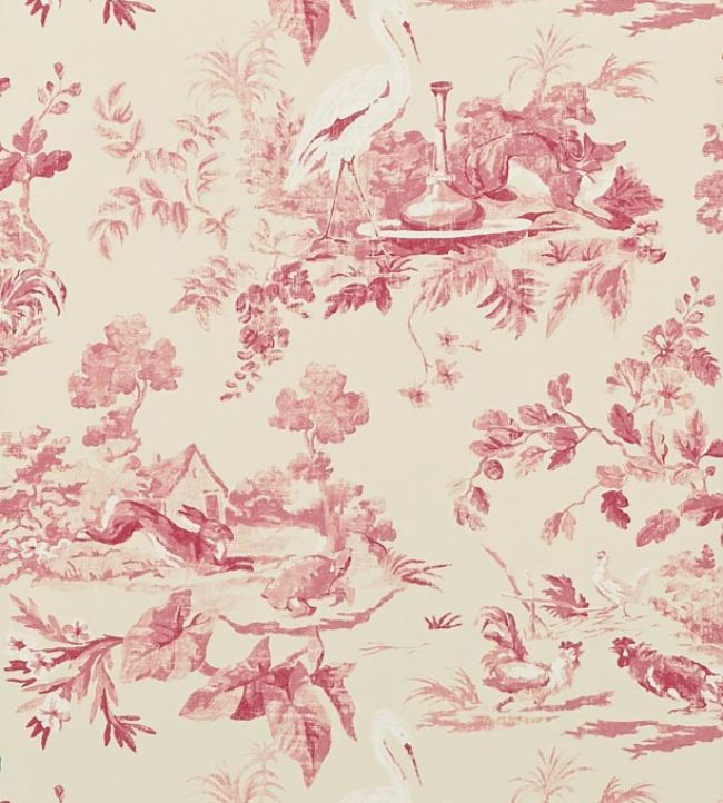 Aesop?s Fables Wallpaper by Sanderson Pink