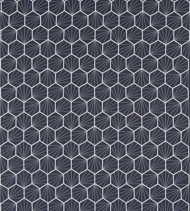 Aikyo Fabric by Scion Midnight