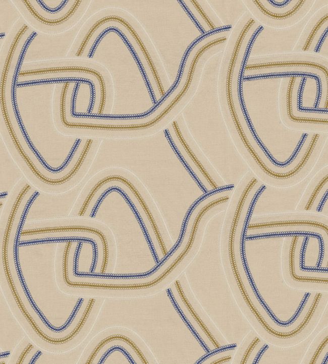 Aisance Fabric by Camengo Indigo