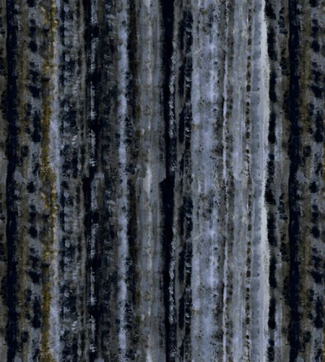 Akabar Fabric by Arley House Charcoal Sky