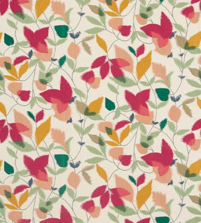 Akira Fabric by Scion Berry / Ochre