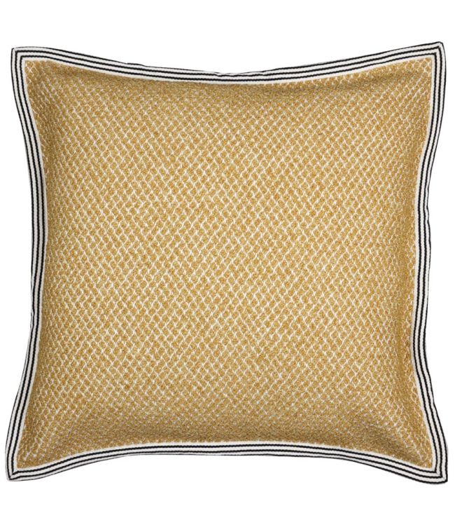 Akumal Cushion 45 x 45cm by Maison Casamance Ocre