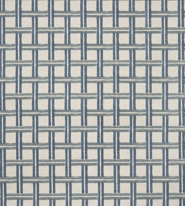 Al Bivio Fabric by Jim Thompson No.9 Indigo