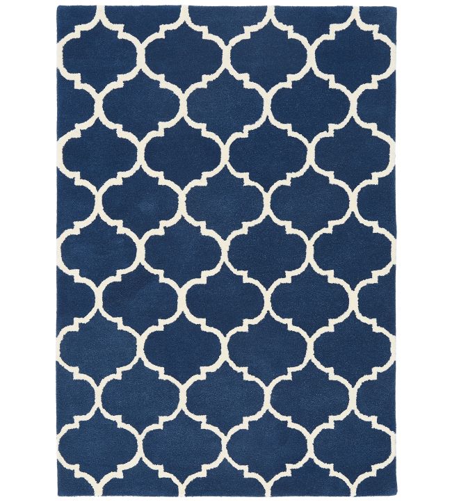 Asiatic Albany Ogee rug Blue ALBA101-04-80150 Blue
