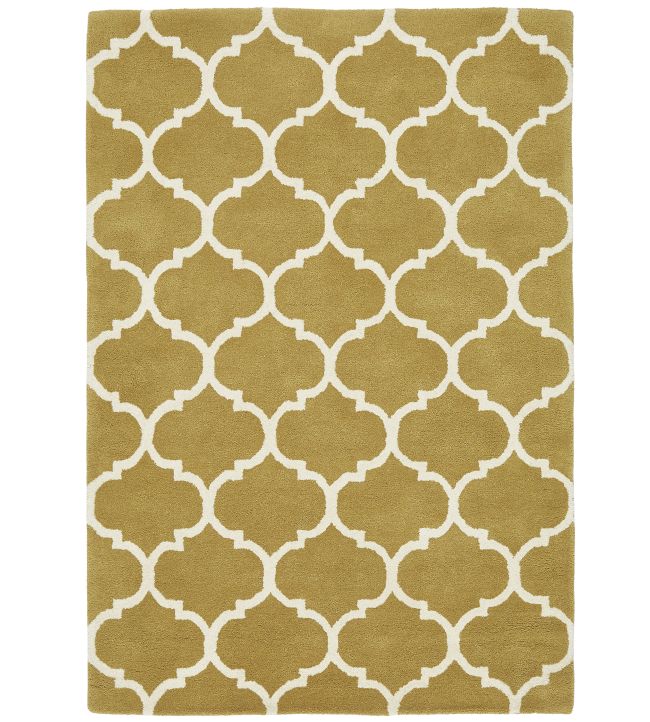 Asiatic Albany Ogee rug Ochre ALBA101-03-80150 Ochre