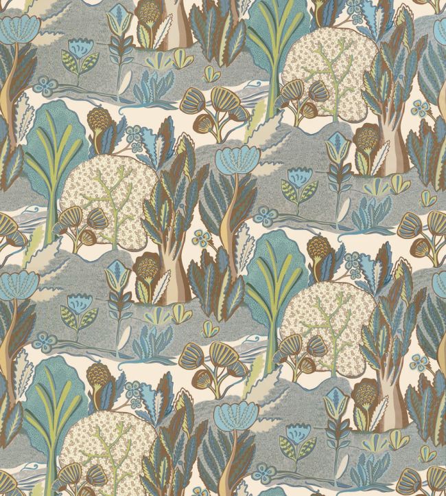 Albero Fabric by Thibaut Sage and Beige