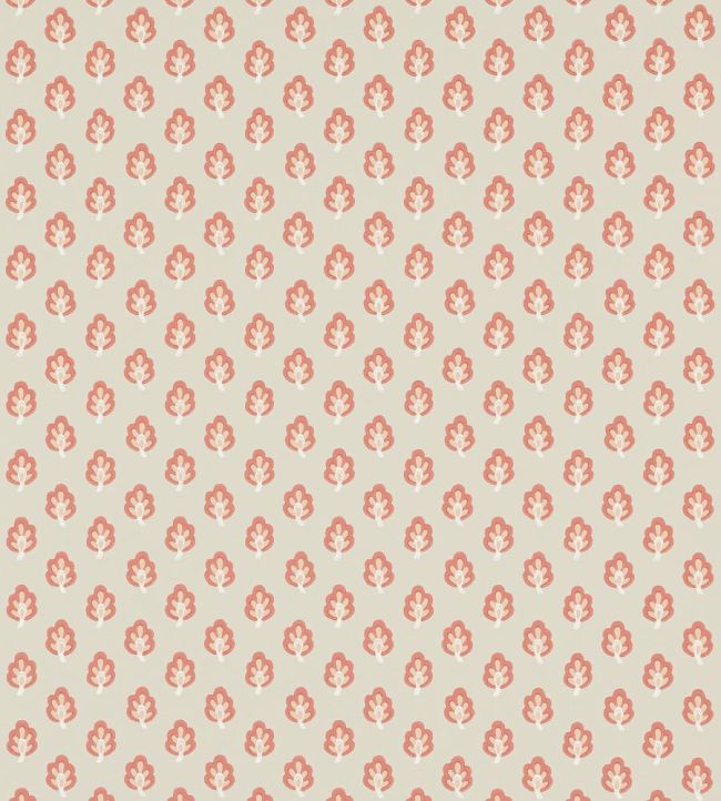 Albie Wallpaper by Jane Churchill Soft Red